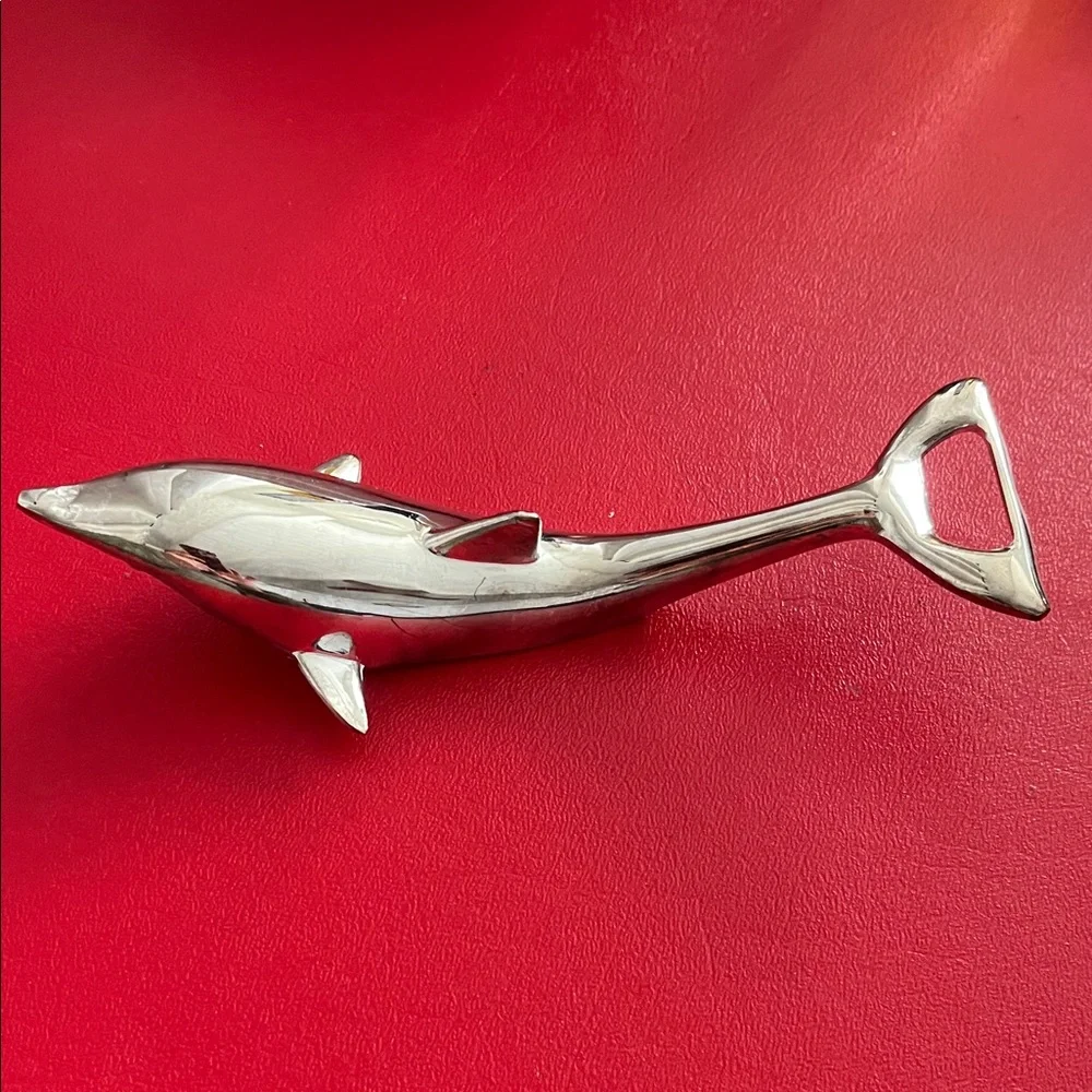 Silver Dolphin Bottle Opener